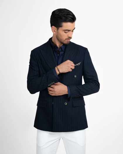 ام کی کالکشن کت mk-5638-navy-blue