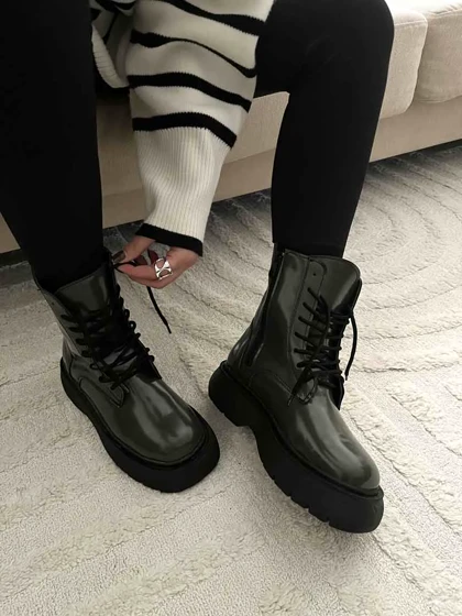 نیم بوت بندی ورنی