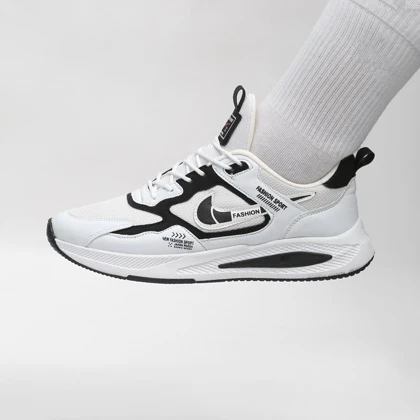 کفش و کتانی مردانه مدل نایک NIKE رنگ سفید مشکی کد 41785