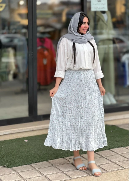 دامن پینترستی آسترکشی شده وارداتی کد 818