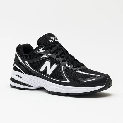 کفش کتانی نیوبالانس مشکی سفید New Balance Black1064