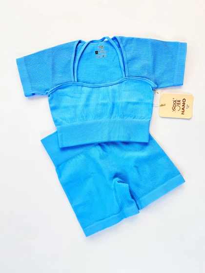 ست کراپ و شورتک ورزشی سیملس