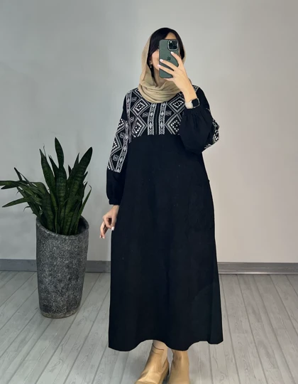 پیراهن مانتویی آتریسا