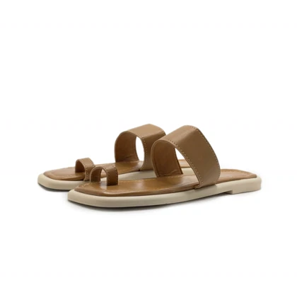 کفش صندل زنانه مدل sandal - 0016_Cognac