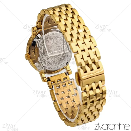 ساعت ورساچه زنانه طلایی صفحه سبز 106813