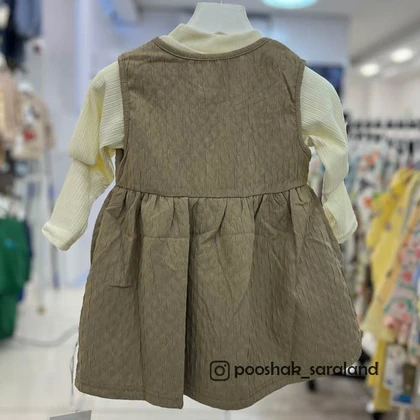ست بلوز و پیراهن دخترانه 2 تا 6 سال وارداتی مدل قارچ