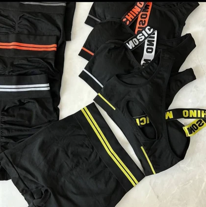 ست نیم‌تنه و شورتک کد 105562