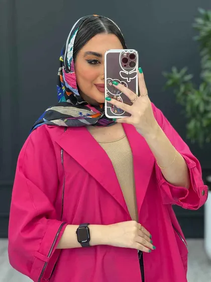 مانتو داکرون زیپ دوزی