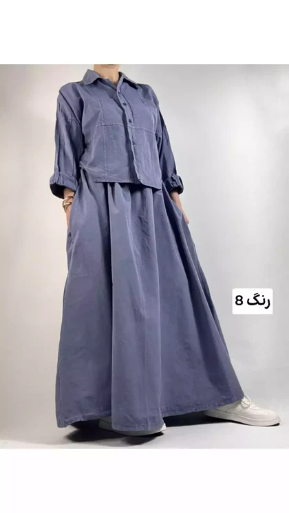 ست شومیز دامن قواره دار زنانه 664089
