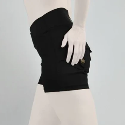 شورتک کارگو ورزشی زنانه آدیداس مدل A-3115 مشکی