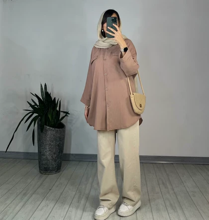 مانتو دکمه دار برکه 7