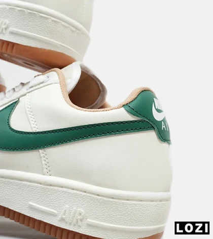 کفش مردانه و زنانه سفید سبز NIKE AIR FORCE