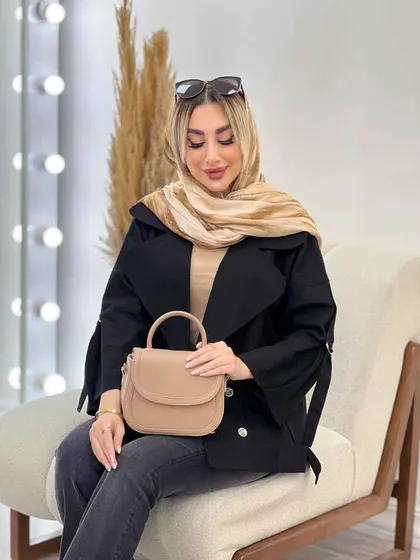 مانتو لینن آستین سگک