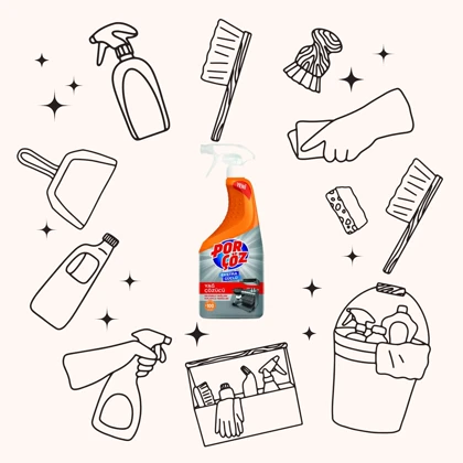 اسپری تمیز کننده گاز و فر پورچوز مدل Ekstra Guclu حجم 750ml