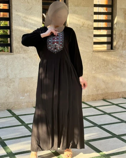پیراهن ساحلی نقش دار طرح آیدا 3981