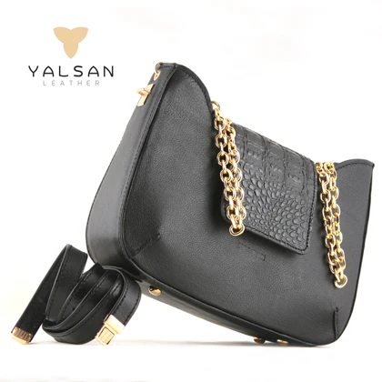 ست کیف و کفش زنانه چرم یلسان مدل راشا کد 914-SERENA-GAN