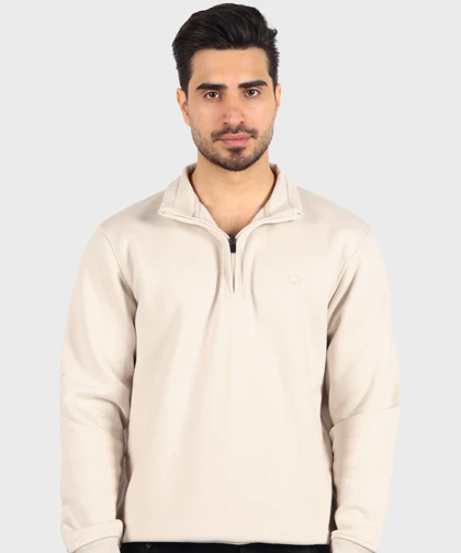 دورس نیم زیپ مردانه ساده 0653