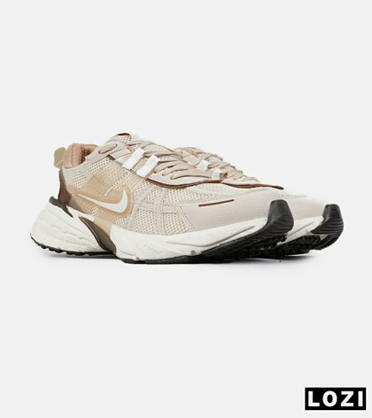 کفش کتانی مردانه و زنانه قهوه ای کرم Nike cushlon مدل 7564