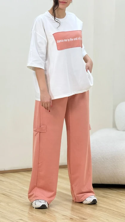 ست تیشرت وشلوار دنس گلکسی