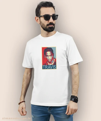 تیشرت مردانه و زنانه طرح تراویس اسکات کد 942