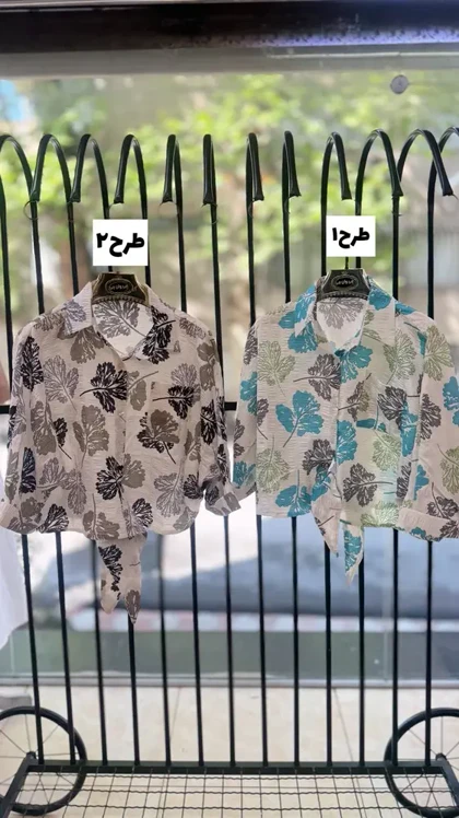 شومیز گره‌ای برگ