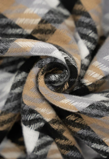 شال 4خونه پیچازی پشمی کد1004701