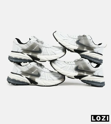 کفش کتانی مردانه و زنانه سفید طوسی کرم Nike cushlon