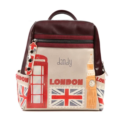 کیف کوله پشتی دندی طرح لندن - london
