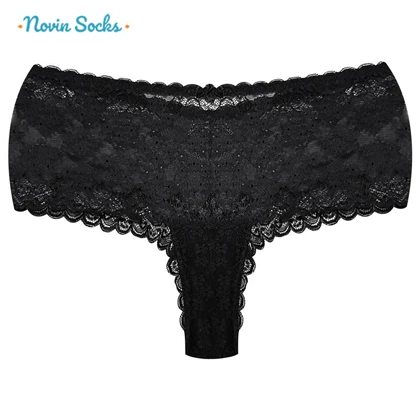 ست شورت و سوتین زنانه شاندرمن مدل فنردار گیپور گل‌دار کد 5080-2464-04