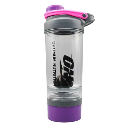 شیکر دوتیکه بدنسازی اوپتیموم نوتریشن مدل شفاف Nasa ظرفیت 0.5 لیتر