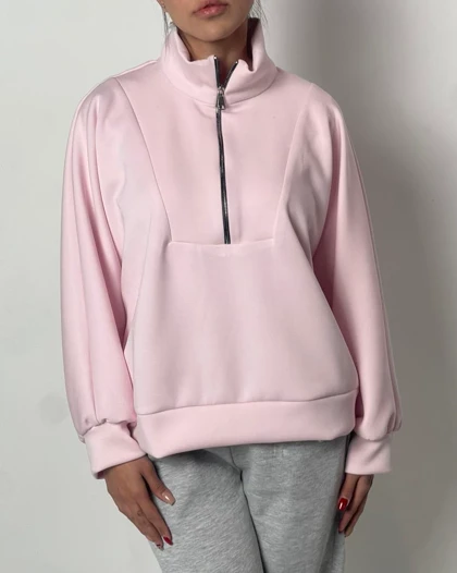 هودی نیم زیپ oysho  کد 1500115