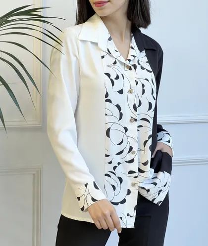 شومیز طرحدار مجلسی 2