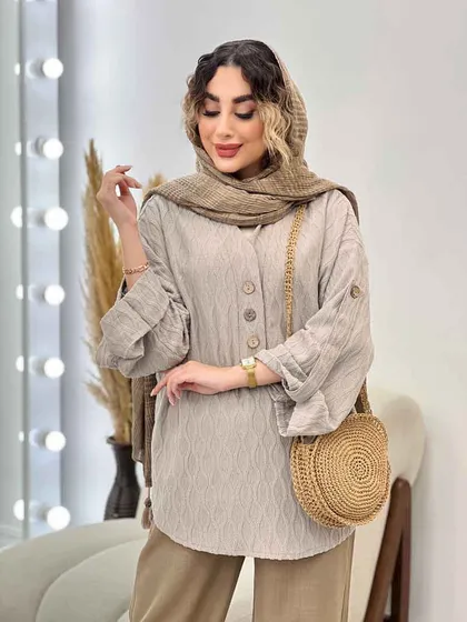 شومیز سه دکمه فریماه