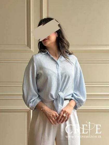 شومیز کریشه آستین سگک
