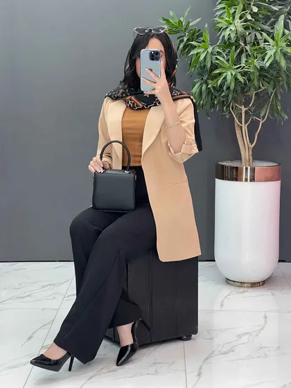 مانتو کتی آستین پاگن