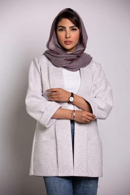 پالتو فوتر زنانه یقه شالی