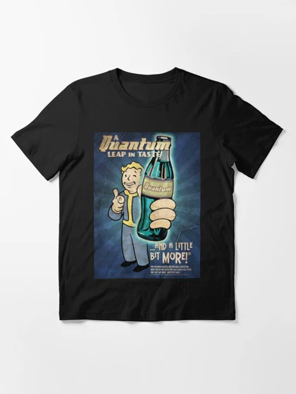 تیشرت طرح فال اوت | Nuka Cola Quantum Poster Essential T-Shirt کد 223749