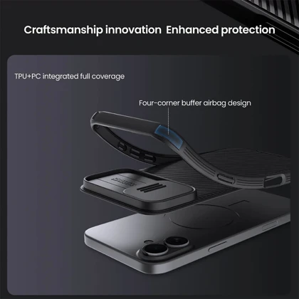 قاب محافظ گوشی آیفون 16 نیلکین CamShield Pro Camera protective