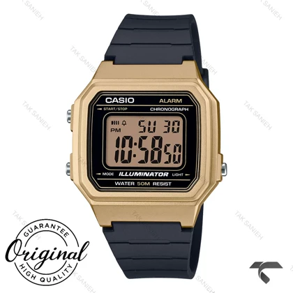 ساعت کاسیو مردانه W-217HM-9AV اصل طلایی مشکی Casio-11957-G
