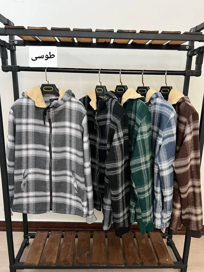 سویشرت چهارخونه کلاهدار 6103