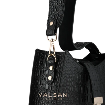 کیف دوشی زنانه چرم یلسان مدل آنجلا 138-GAN