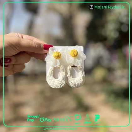 گوشواره حصیری بهار و تابستان کد gh193