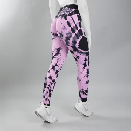 لگ سیملس ورزشی زنانه مدل G0017 بنفش روشن