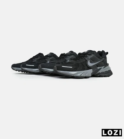 کفش کتانی مردانه و زنانه مشکی خاکستری Nike cushlon مدل 6210