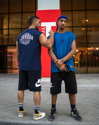 رکابی ورزشی وست JORDAN WORLD آبی