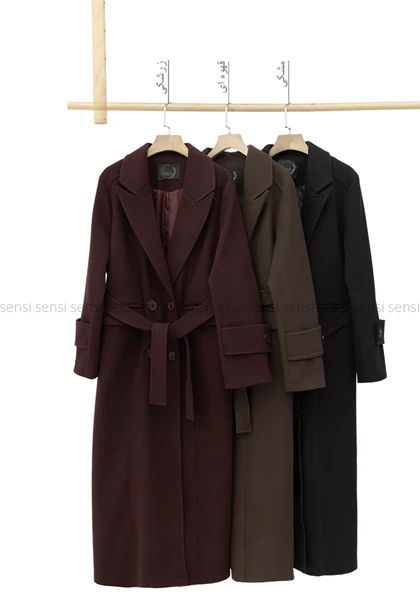 پالتو فوتر 4دکمه آستر دار کد1005029