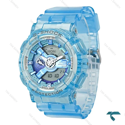 ساعت کاسیو جیشاک GA110 مردانه شیشه ای آبی Casio-7881-G