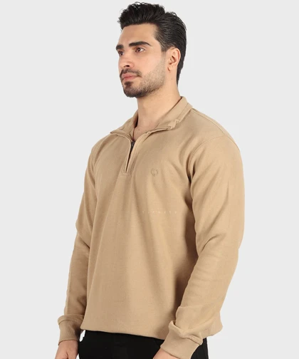 دورس نیم زیپ مردانه یقه سه سانت 0642