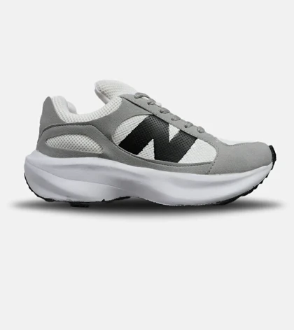 کفش کتانی مردانه سفید طوسی مشکی NEW BALANCE 547