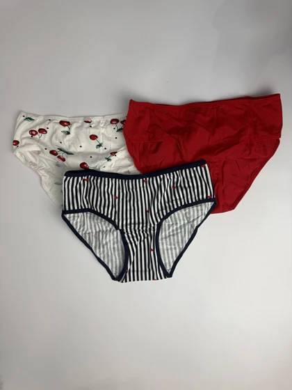 پک 3 تایی شورت زنانه نخ پنبه‌اینچی